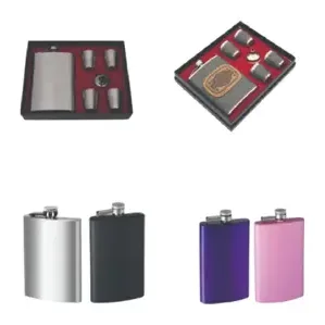 Hip Flask 4pcs set