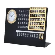 Black Lifetime Calendar Small With