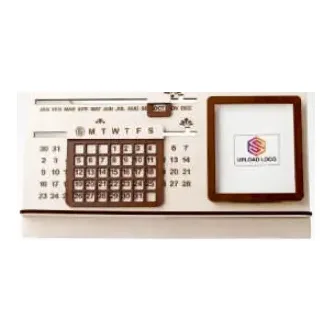 Wooden Desk Calendar Stand