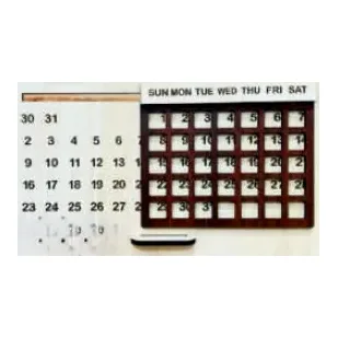 Wooden Calendar