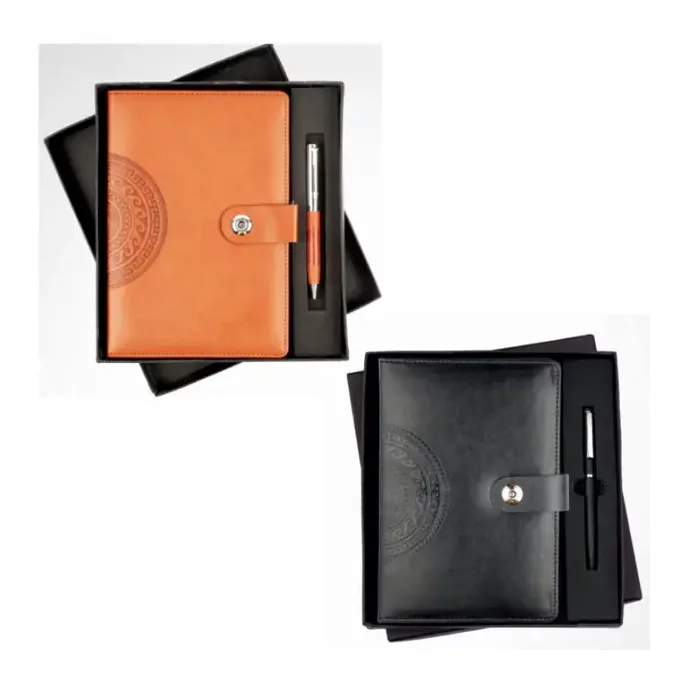2-in-1 Button Diary Set