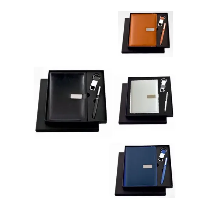 3-in-1 Magnet Diary with Keychain Set