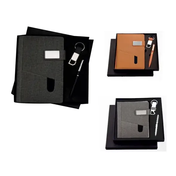 3-in-1 Mobile Pocket Magnet Diary with Keychain Set – 3-in-1 Gift Sets