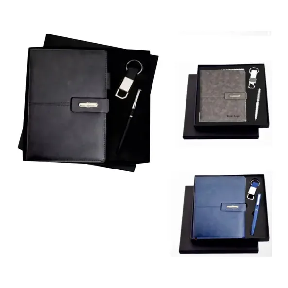 3-in-1 Capsule Magnet Diary with Keychain Set