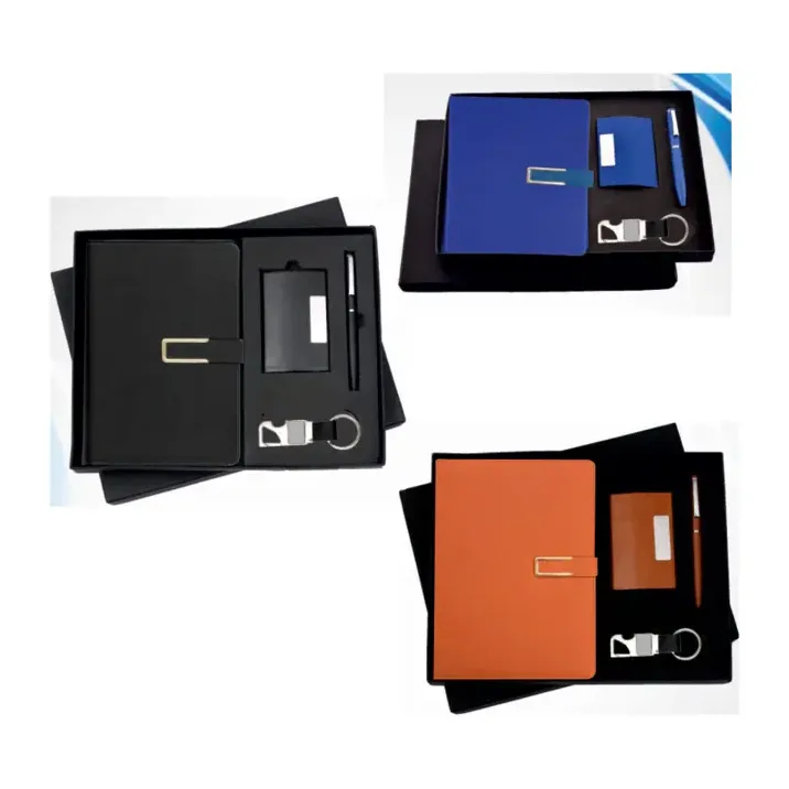 4-in-1 Cardholder U-Clip Magnet Diary Set – 4-in-1 Gift Sets
