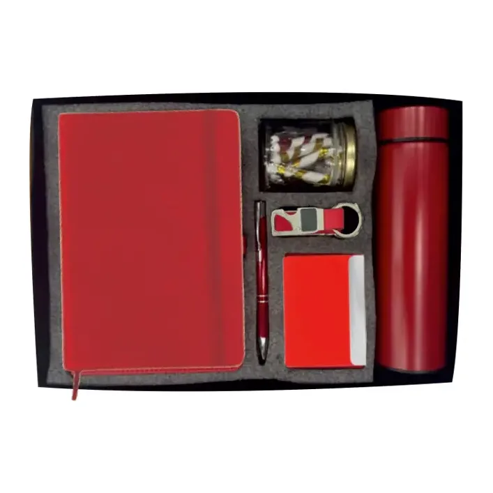 6-in-1 Magnet Diary Bottle Dryfruit Cardholder Pen Keychain Set