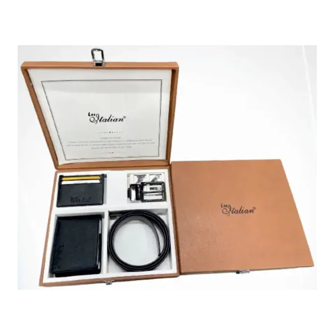 Heavy Box Purse Belt Cardholder Set